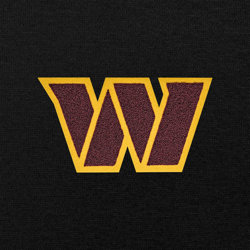 Washington Commanders Antigua Victory Chenille Pullover Hoodie - Black cheap