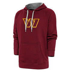 Washington Commanders Antigua Victory Chenille Pullover Hoodie - Burgundy sale