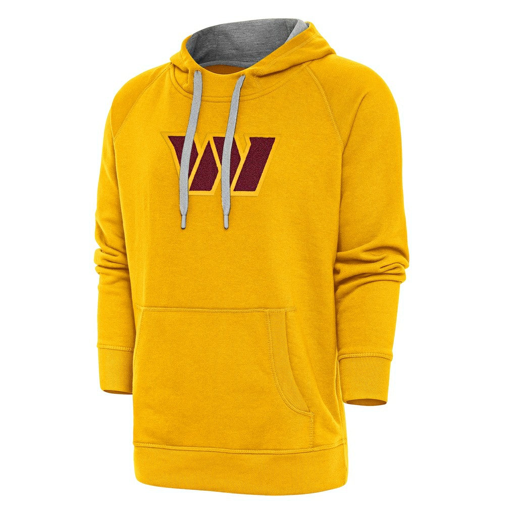 Washington Commanders Antigua Victory Chenille Pullover Hoodie - Gold outlet