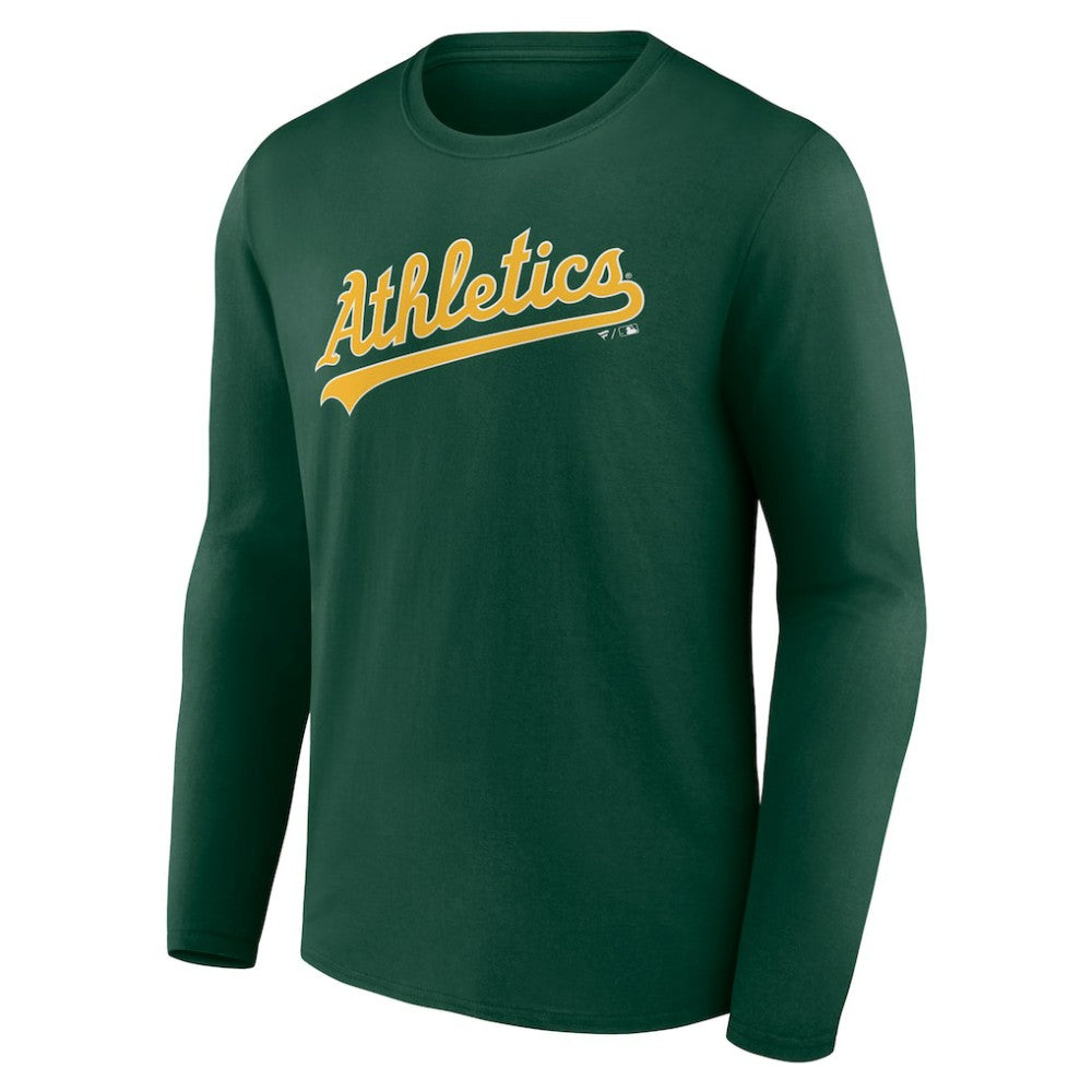 Athletics Wordmark Long Sleeve T-Shirt - Green