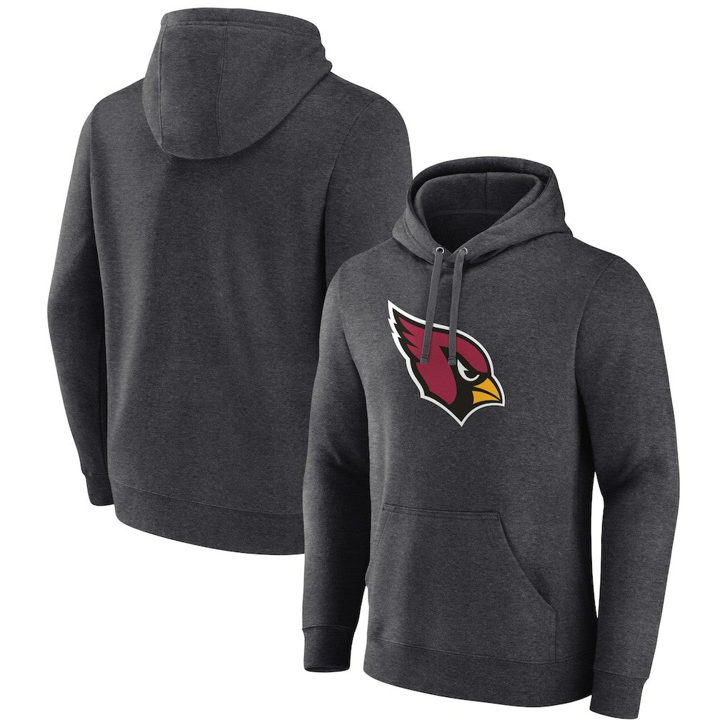 Arizona Cardinals Primary Team Logo Fitted Pullover Hoodie - Charcoal cheap