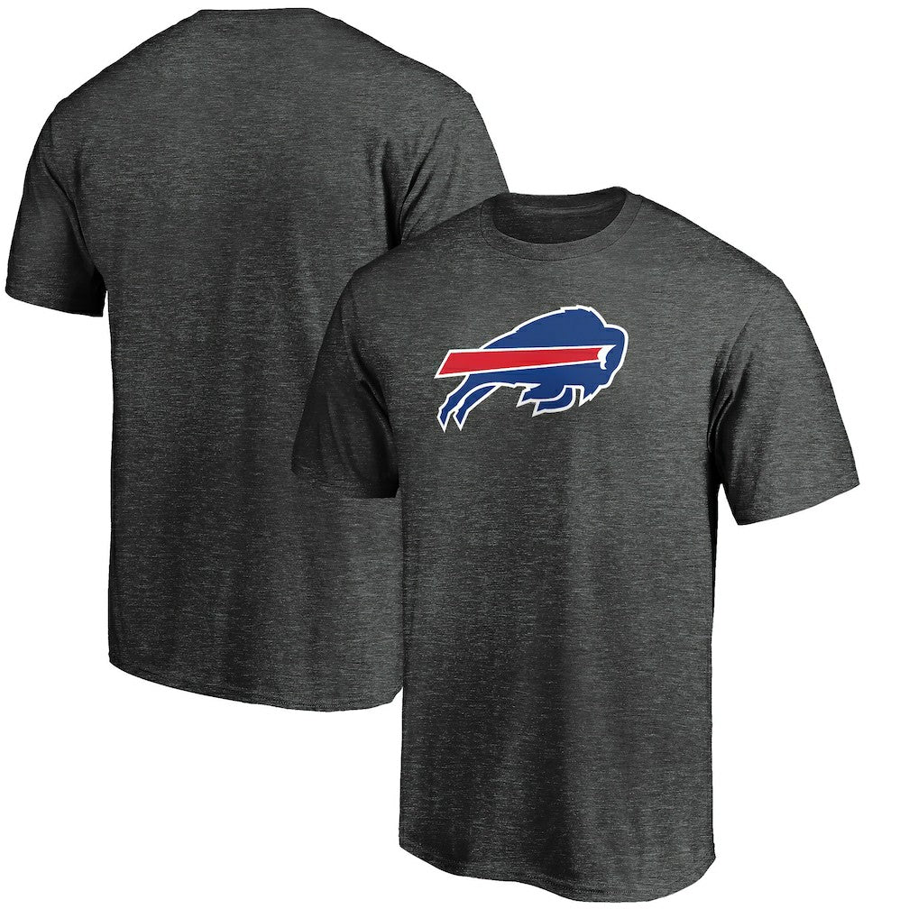 Buffalo Bills Primary Logo T-Shirt - Heather Charcoal outlet