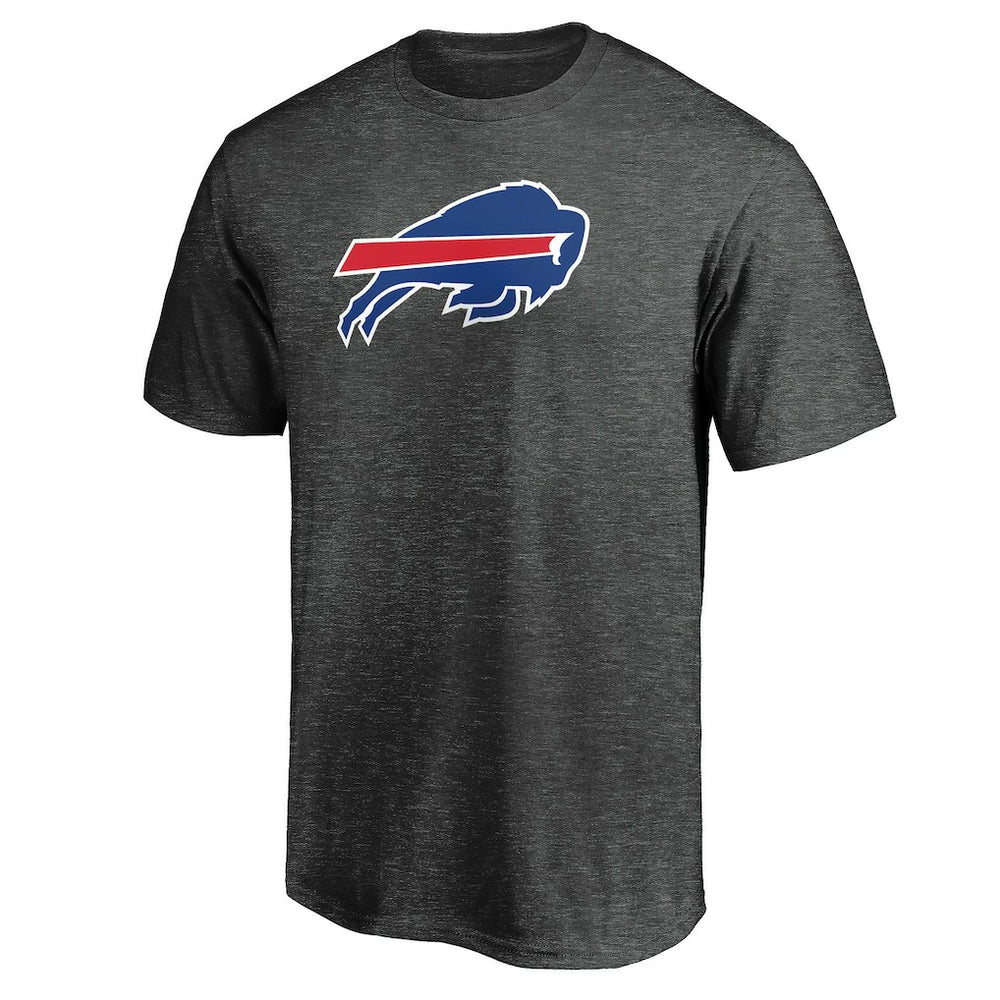 Buffalo Bills Primary Logo T-Shirt - Heather Charcoal outlet