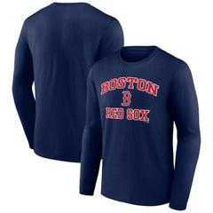 Boston Red Sox Heart and Soul Long Sleeve T-Shirt - Navy