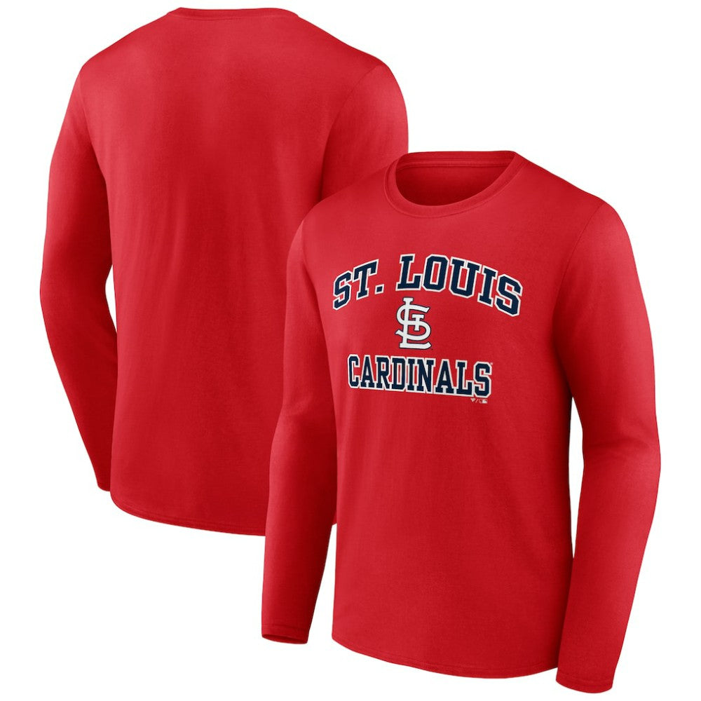 St. Louis Cardinals Heart and Soul Long Sleeve T-Shirt - Red