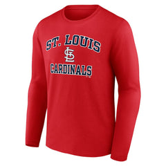 St. Louis Cardinals Heart and Soul Long Sleeve T-Shirt - Red