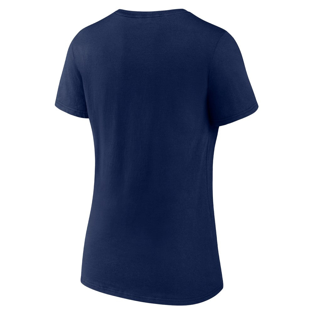 St. Louis Cardinals Women's Heart and Soul V-Neck T-Shirt - Navy