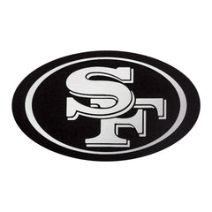 San Francisco 49ers Antigua Metallic Logo Victory Pullover Hoodie - White on sale