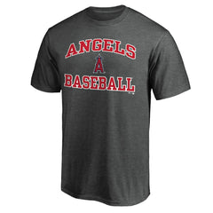 Los Angeles Angels Heart and Soul T-Shirt - Charcoal