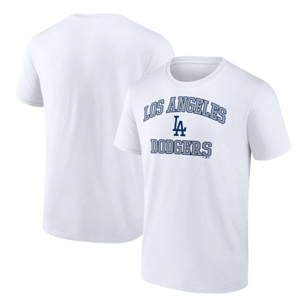 Los Angeles Dodgers Heart and Soul T-Shirt - White