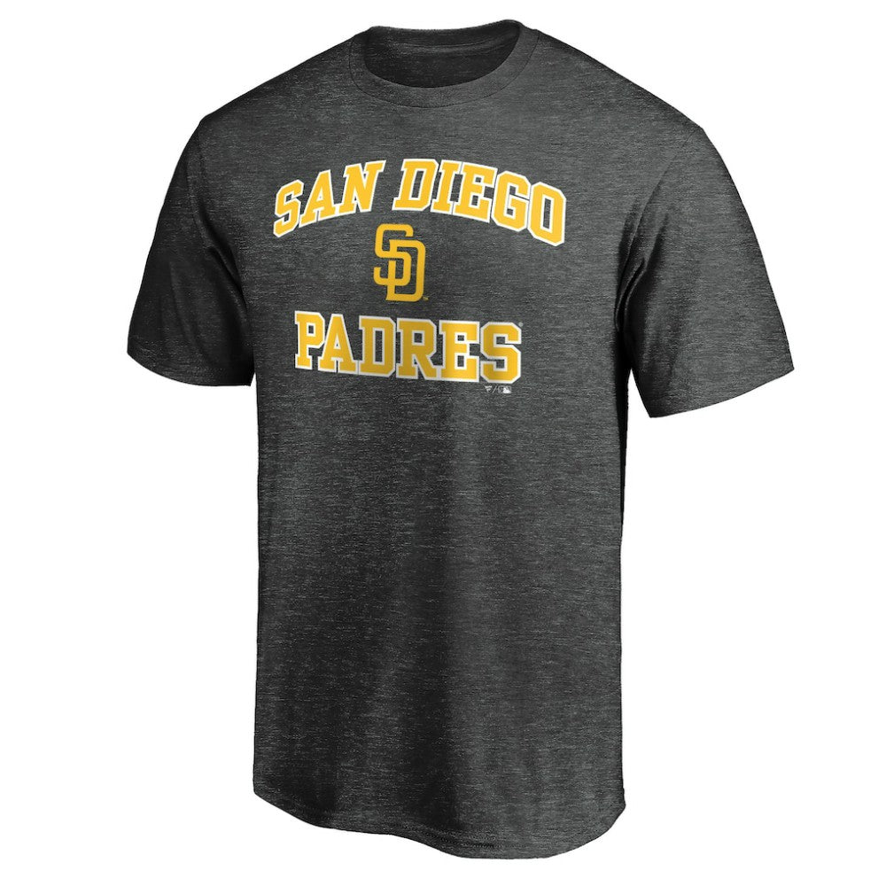 San Diego Padres Heart and Soul Team T-Shirt - Charcoal