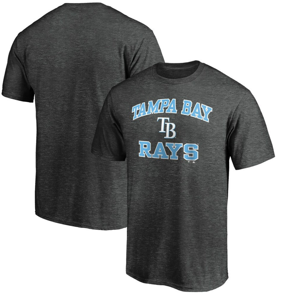 Tampa Bay Rays Heart and Soul T-Shirt - Charcoal