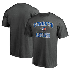 Toronto Blue Jays Heart and Soul T-Shirt - Charcoal