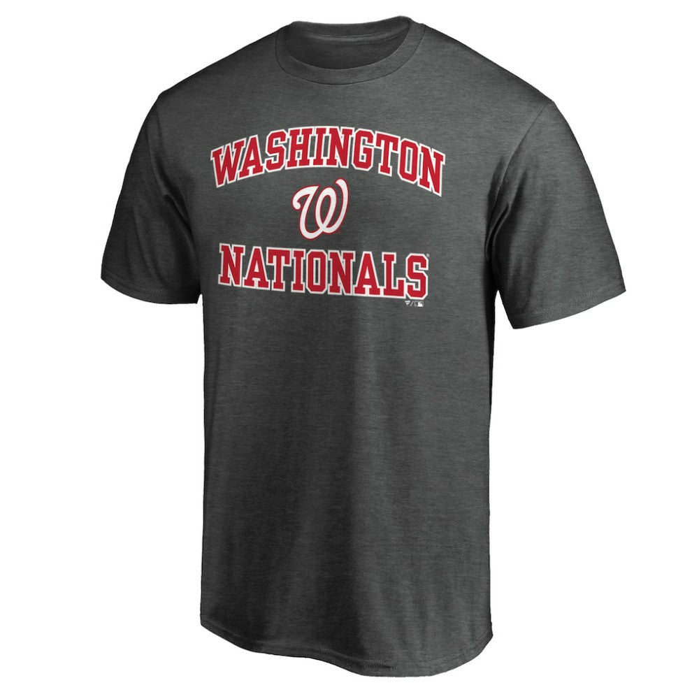 Washington Nationals Heart and Soul T-Shirt - Charcoal