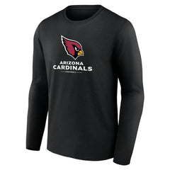 Arizona Cardinals Logo Team Lockup Long Sleeve T-Shirt - Black sale