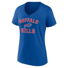 Buffalo Bills Women's Victory Arch Team V-Neck T-Shirt - Royal for sale