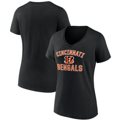 Cincinnati Bengals Women's Victory Arch Team V-Neck T-Shirt - Black discount