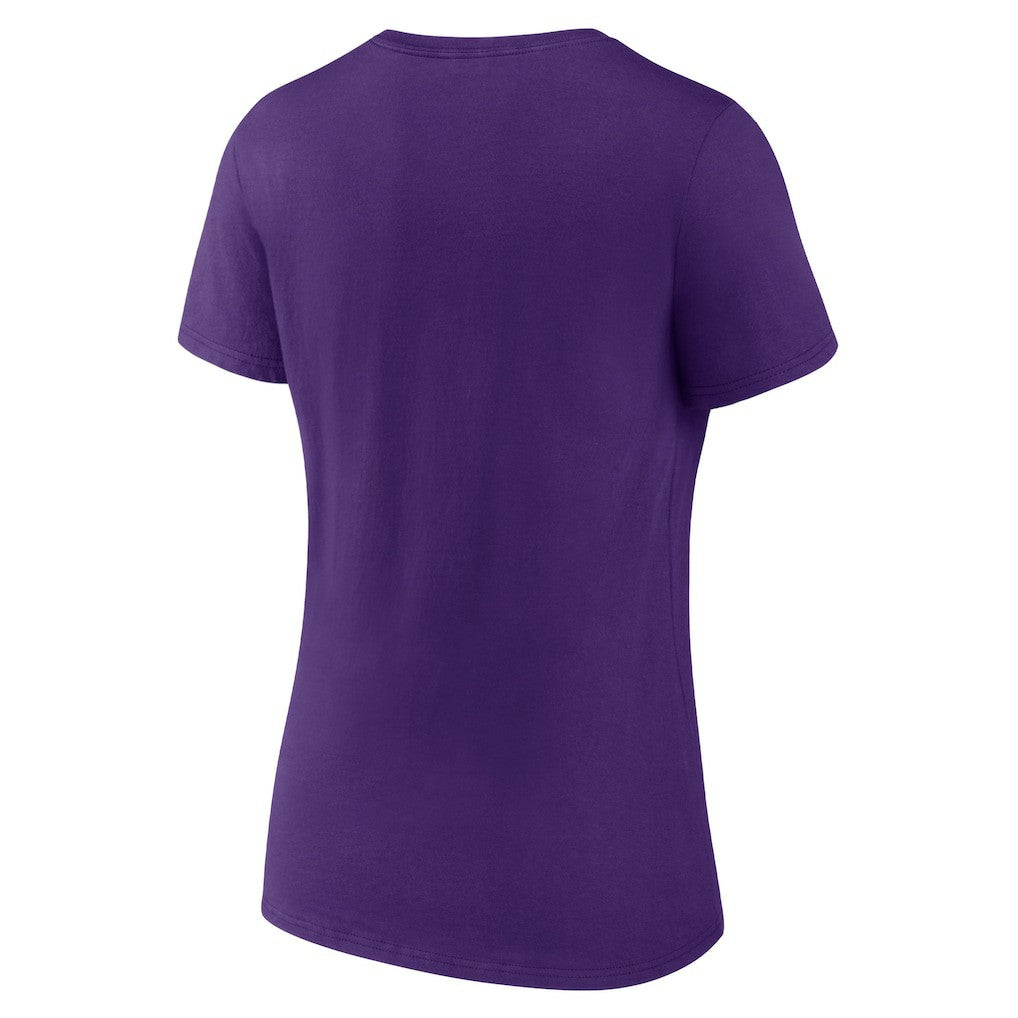 Minnesota Vikings Women's Victory Arch Team V-Neck T-Shirt - Purple sale