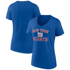 New York Giants Women's Victory Arch Team V-Neck T-Shirt - Royal cheap