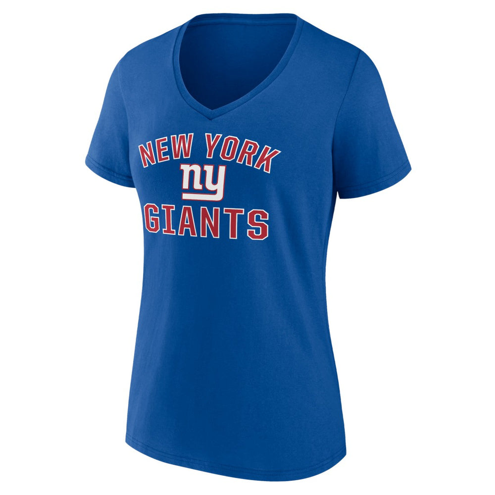 New York Giants Women's Victory Arch Team V-Neck T-Shirt - Royal cheap