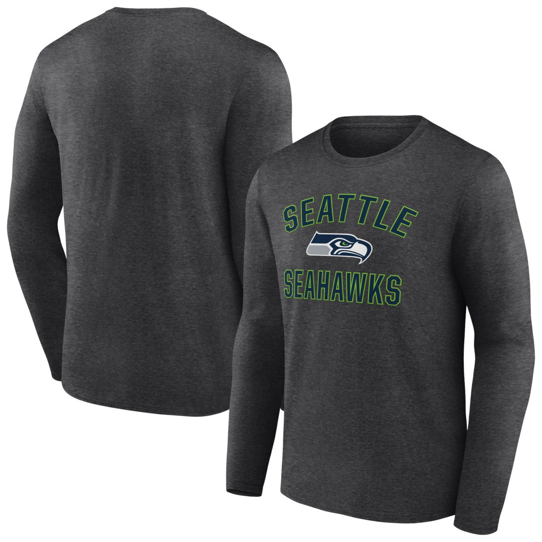 Seattle Seahawks Victory Arch Long Sleeve T-Shirt - Charcoal online