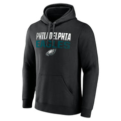 Philadelphia Eagles Team Fade Out Fitted Pullover Hoodie - Black outlet