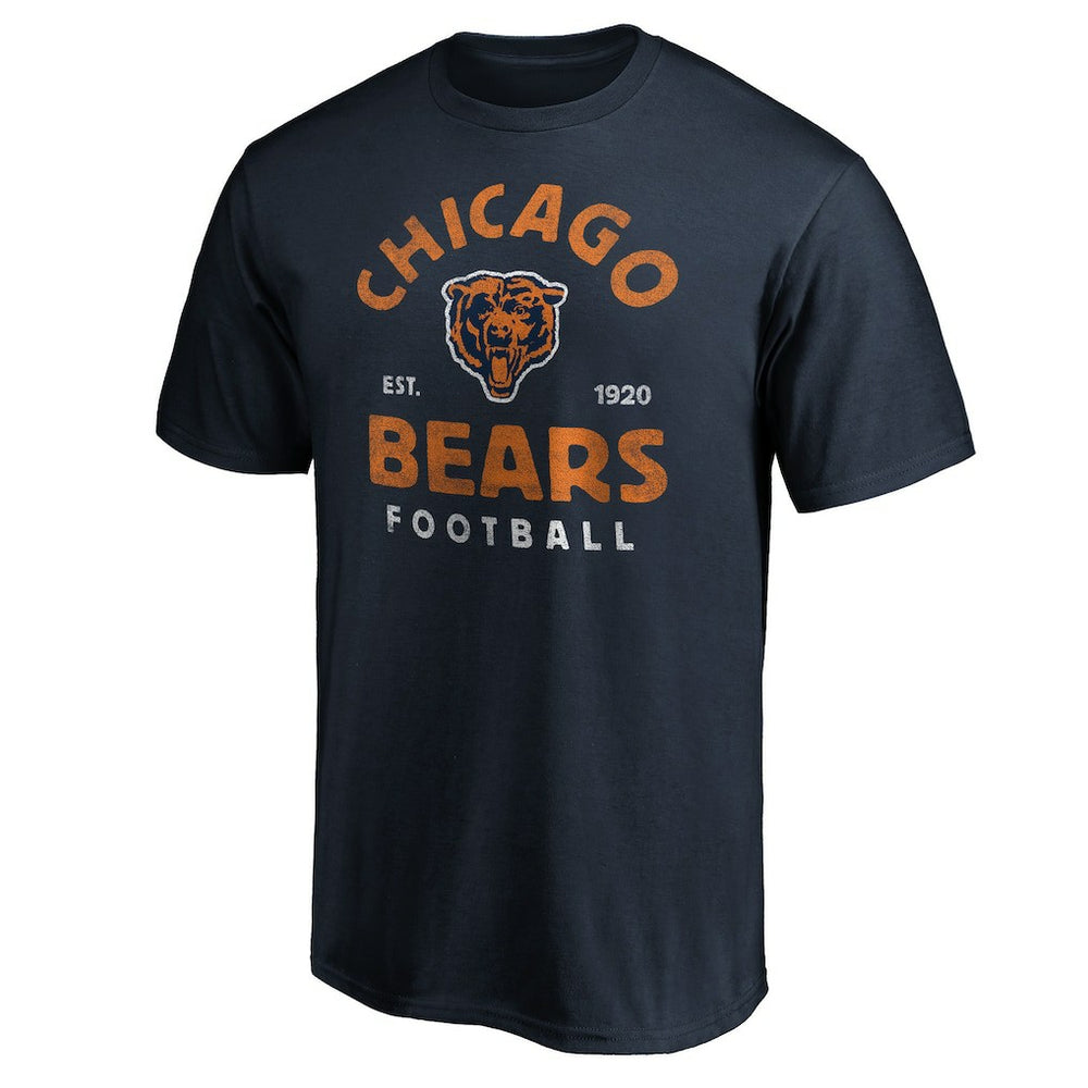 Chicago Bears Vintage Arch T-Shirt - Navy outlet
