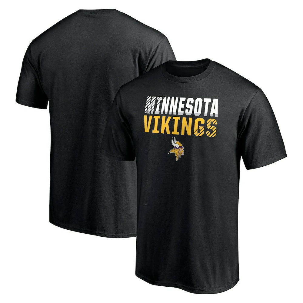 Minnesota Vikings Team Fade Out T-Shirt - Black outlet