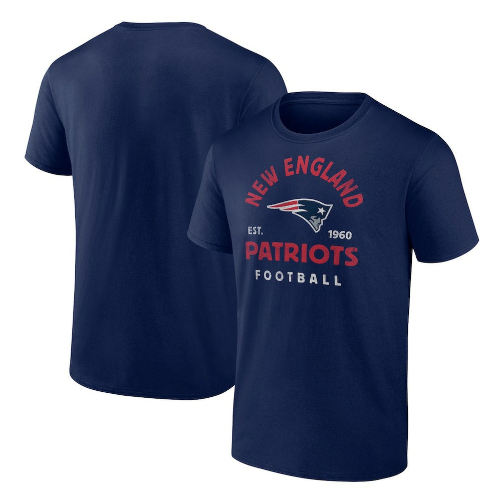 New England Patriots Vintage Arch T-Shirt - Navy outlet