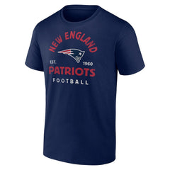 New England Patriots Vintage Arch T-Shirt - Navy outlet