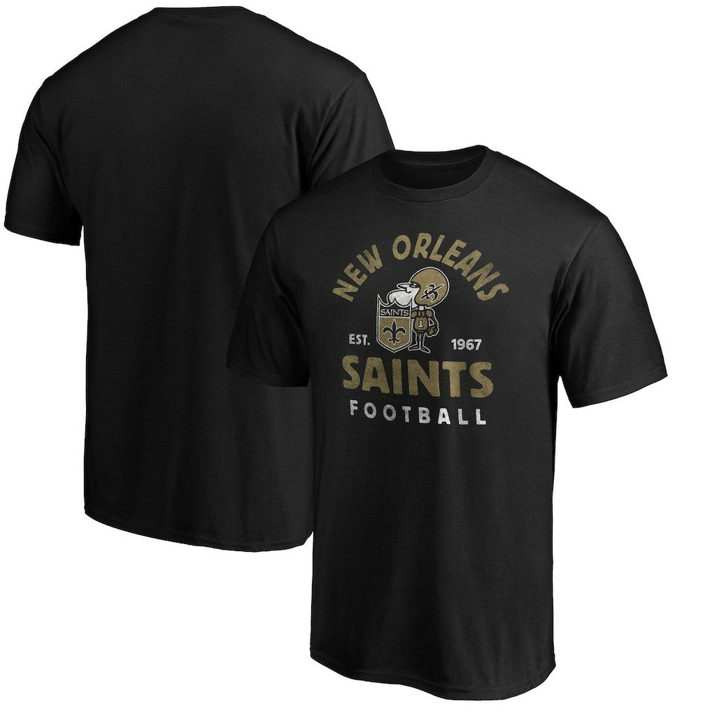 New Orleans Saints Vintage Arch T-Shirt - Black online