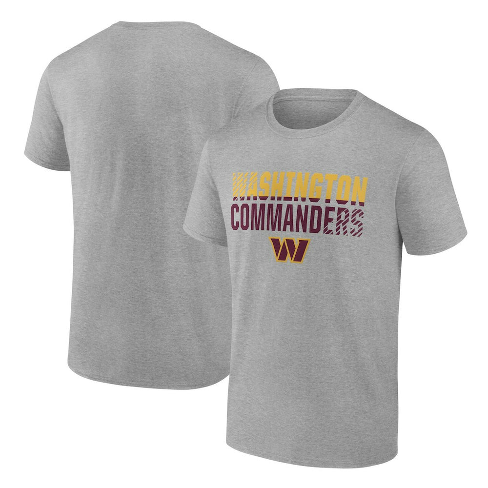 Washington Commanders Team Fade Out T-Shirt - Heather Gray for sale