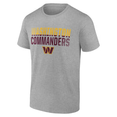 Washington Commanders Team Fade Out T-Shirt - Heather Gray for sale