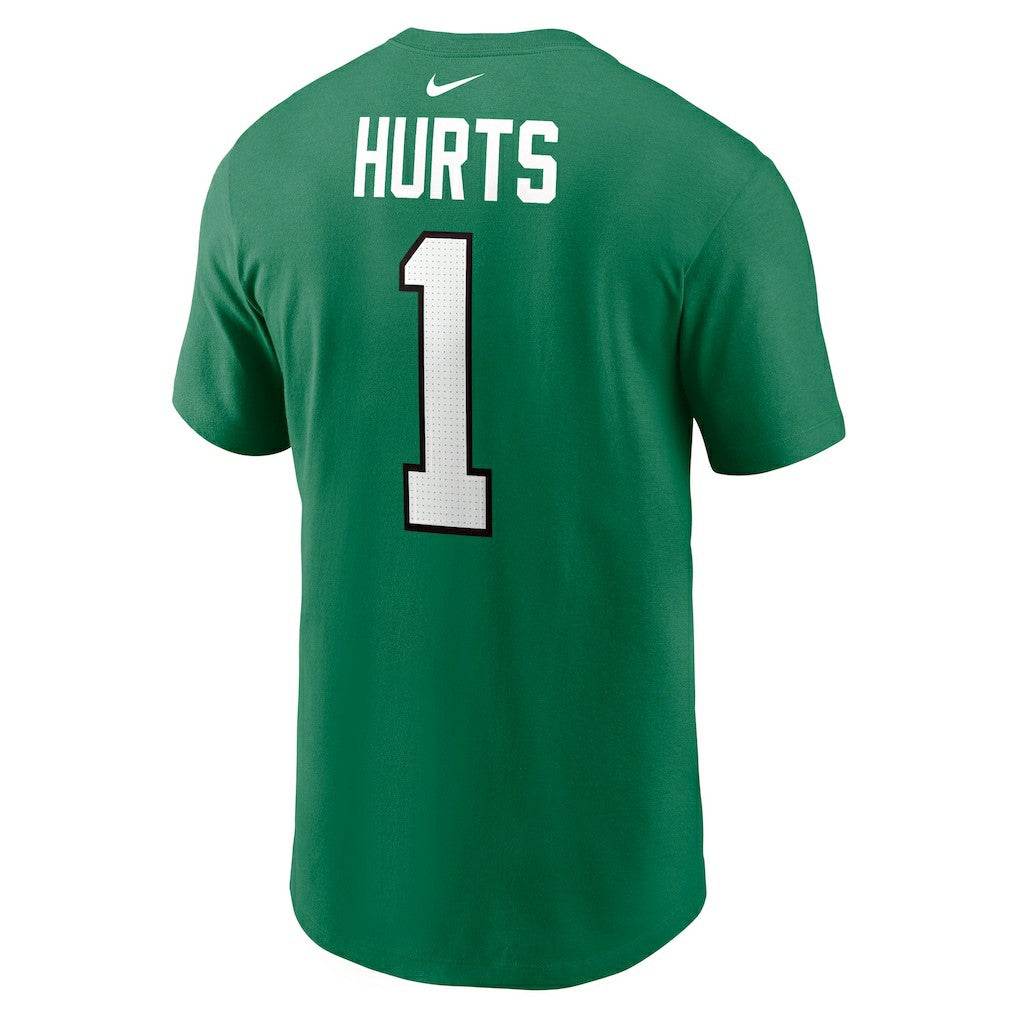 Jalen Hurts Philadelphia Eagles Alternate Player Name & Number T-Shirt - Kelly Green | Nike online
