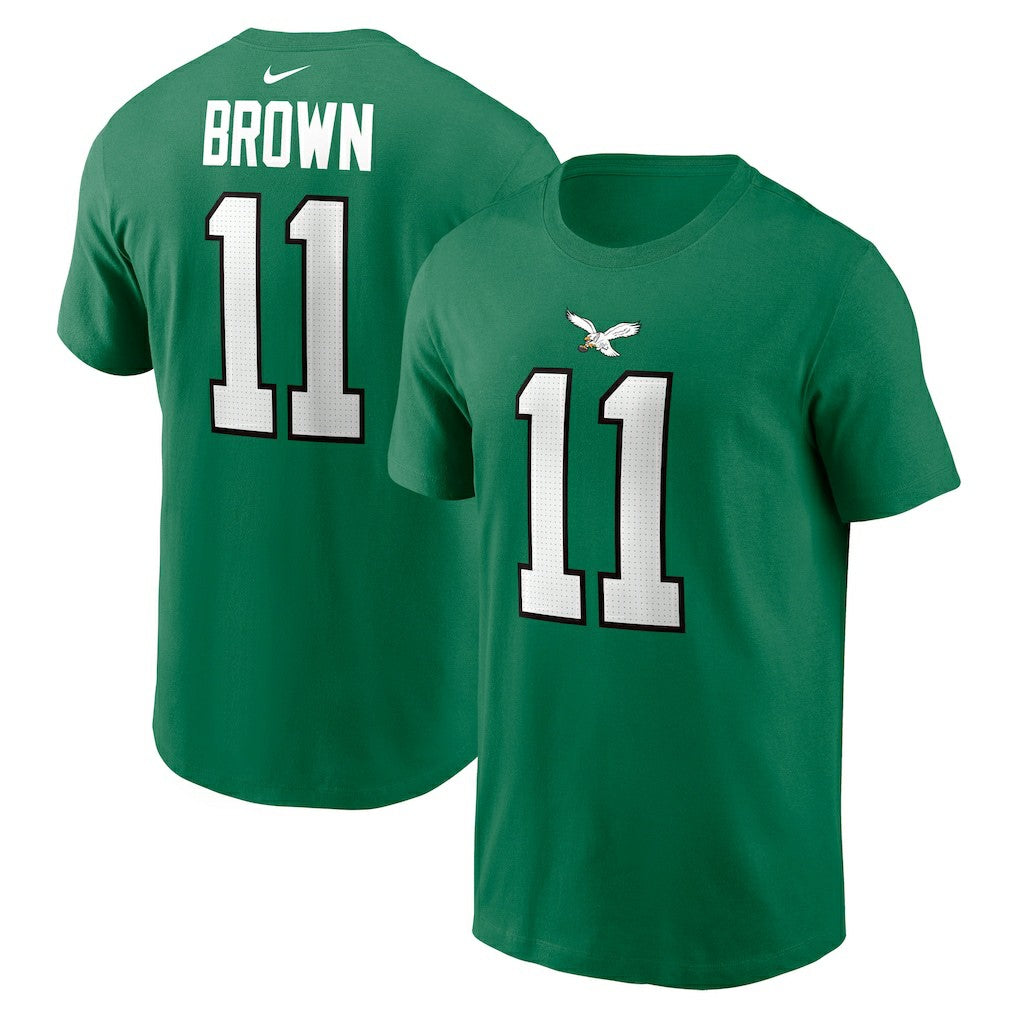 A.J. Brown Philadelphia Eagles Alternate Player Name & Number T-Shirt - Kelly Green | Nike on sale