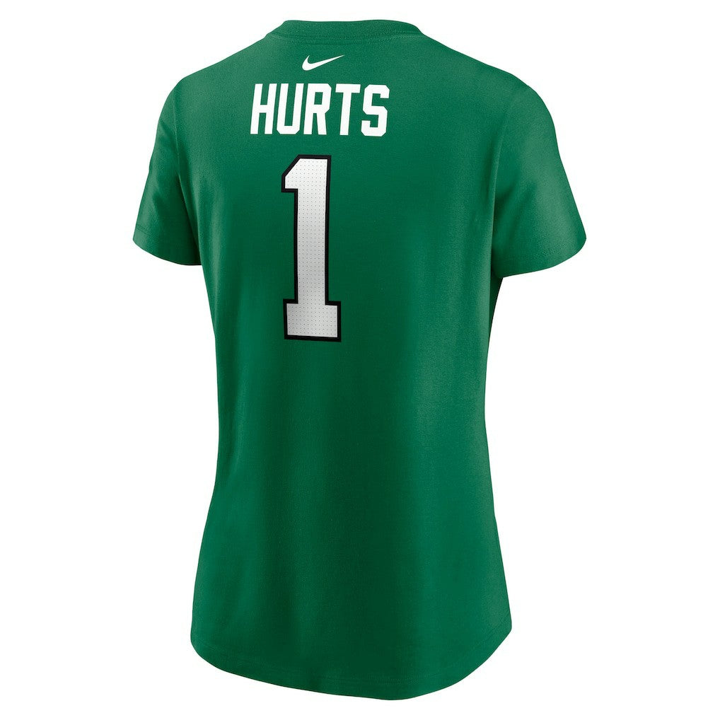 Jalen Hurts Philadelphia Eagles Women's Player Name & Number T-Shirt - Kelly Green | Nike for sale