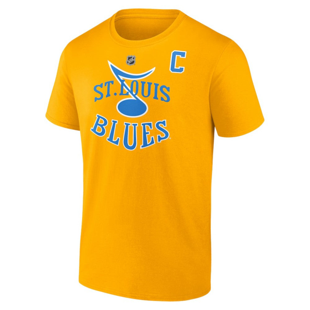 Ryan O'Reilly St. Louis Blues Fanatics Special Edition 2.0 Name & Number T-Shirt Yellow