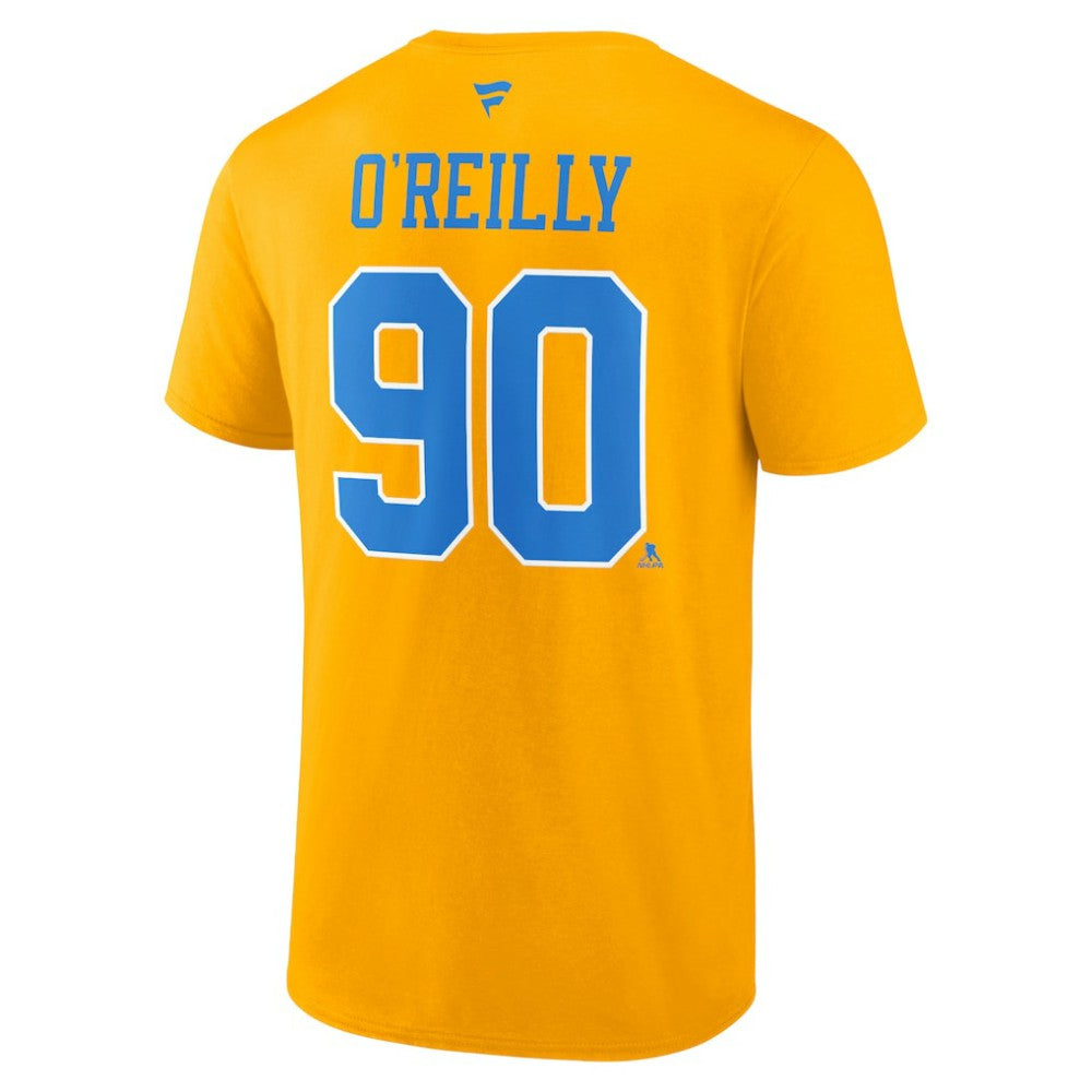 Ryan O'Reilly St. Louis Blues Fanatics Special Edition 2.0 Name & Number T-Shirt Yellow