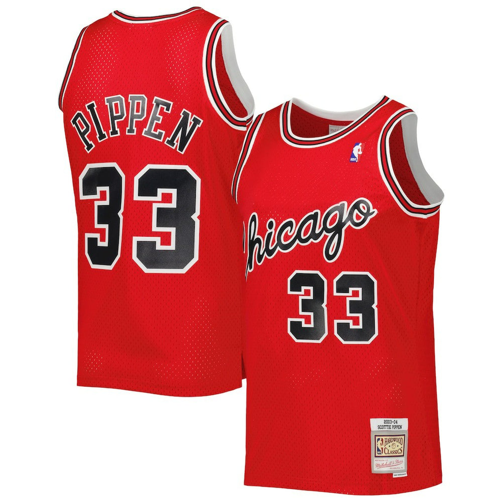 Scottie Pippen Chicago Bulls Hardwood Classics 2003-04 Swingman Jersey sale - Red | Mitchell & Ness shop