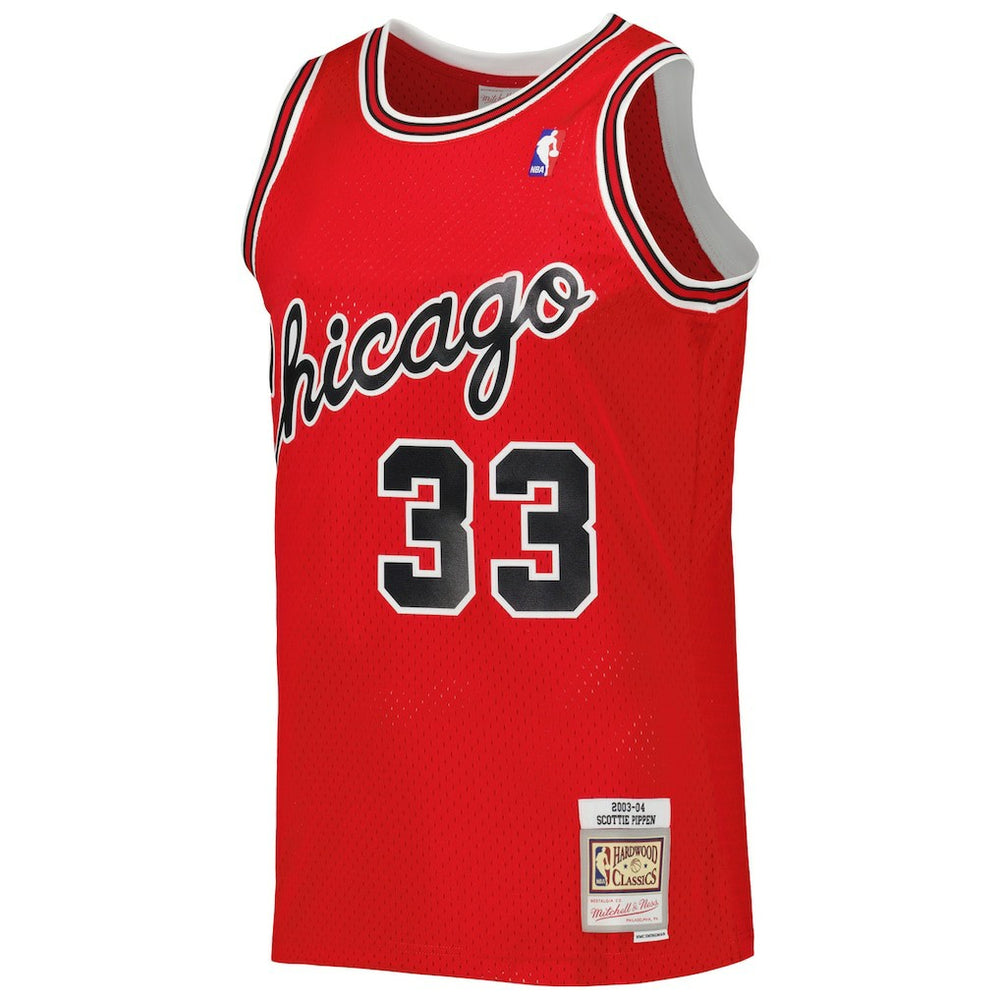 Scottie Pippen Chicago Bulls Hardwood Classics 2003-04 Swingman Jersey sale - Red | Mitchell & Ness shop