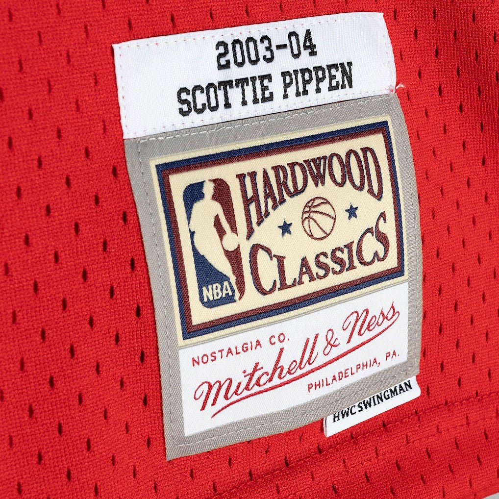 Scottie Pippen Chicago Bulls Hardwood Classics 2003-04 Swingman Jersey sale - Red | Mitchell & Ness shop