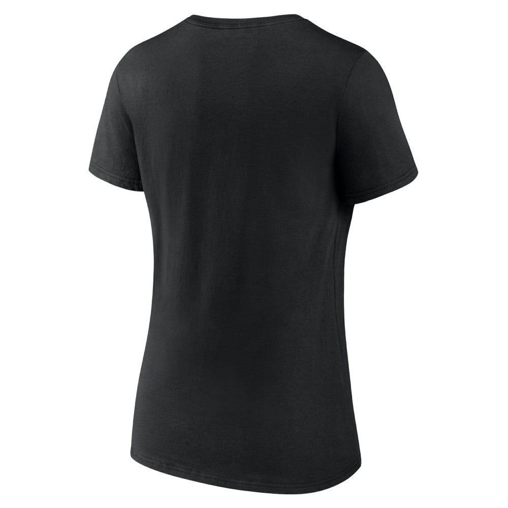 San Francisco Giants Women's Live For It Team V-Neck T-Shirt - Black