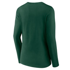 Athletics Women's Live For It Long Sleeve Long Sleeve V-Neck T-Shirt - Green