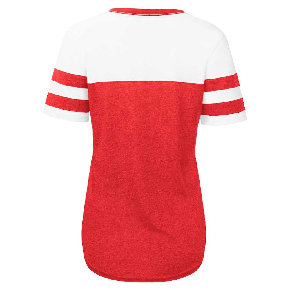 St. Louis Cardinals Touch Women's Setter Lightweight Fitted T-Shirt - Red/White