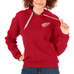 Detroit Red Wings Antigua Women's Victory Pullover Hoodie Red