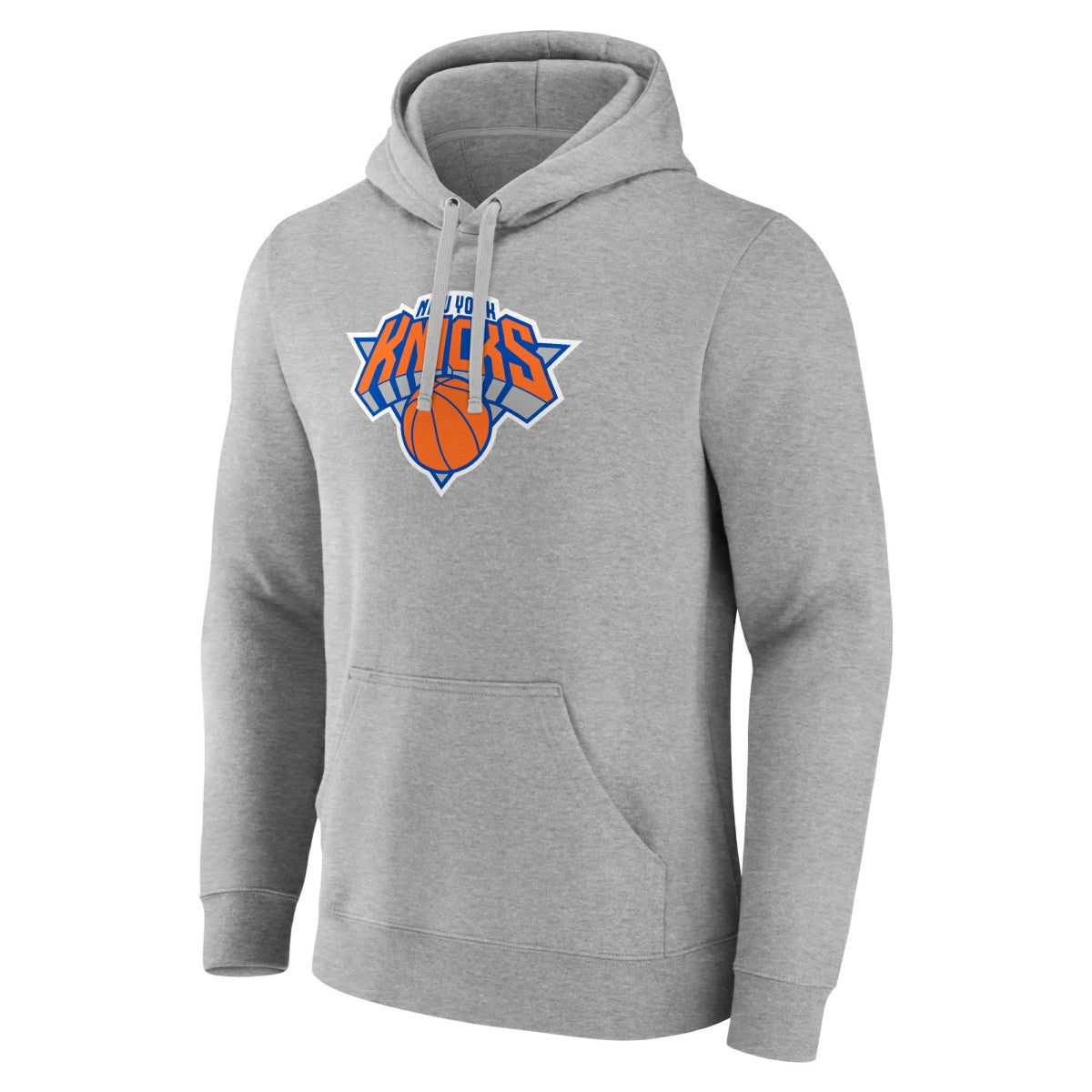 New York Knicks Logo Pullover Hoodie - Heather Gray on sale