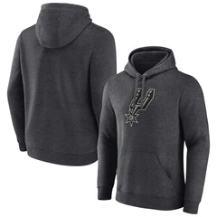 San Antonio Spurs Logo Pullover Hoodie - Charcoal sale