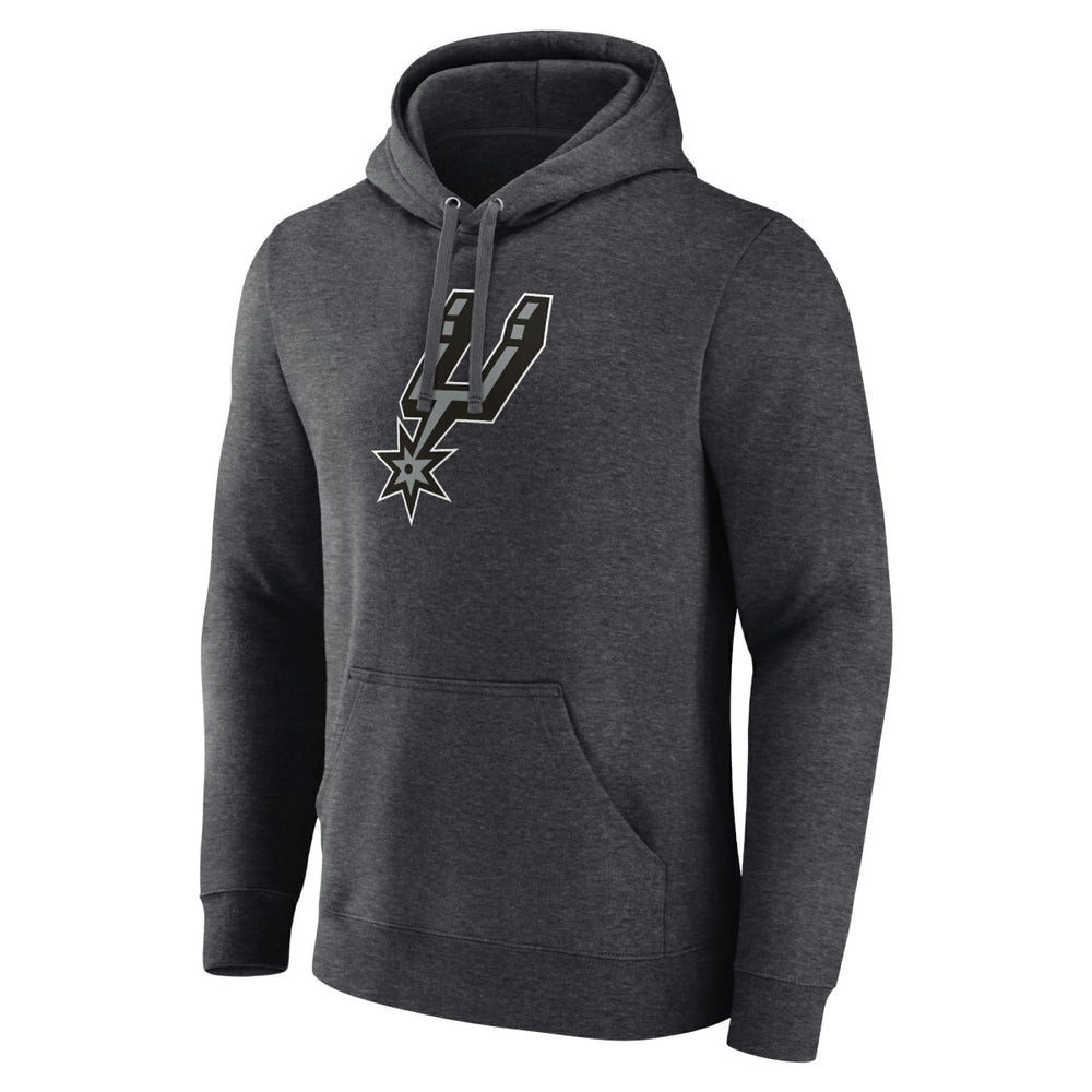 San Antonio Spurs Logo Pullover Hoodie - Charcoal sale