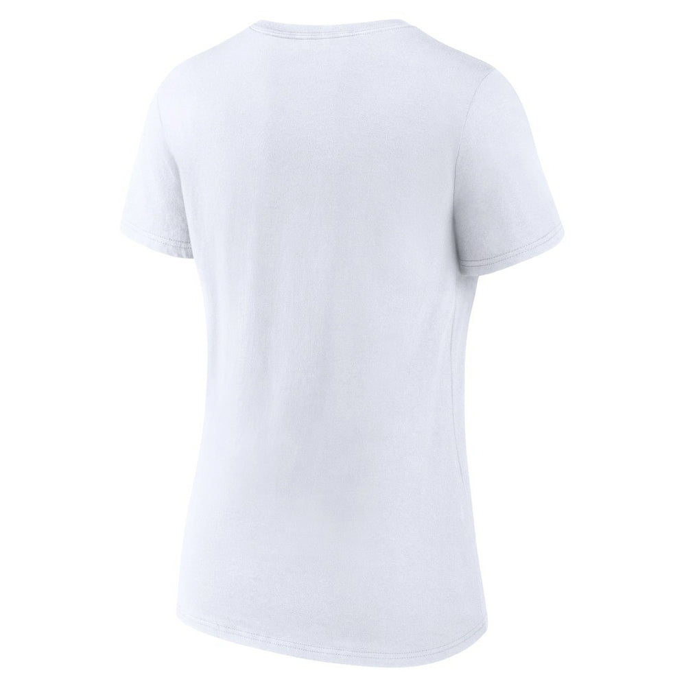 Charlotte Hornets Women's Wordmark V-Neck T-Shirt - White cheap