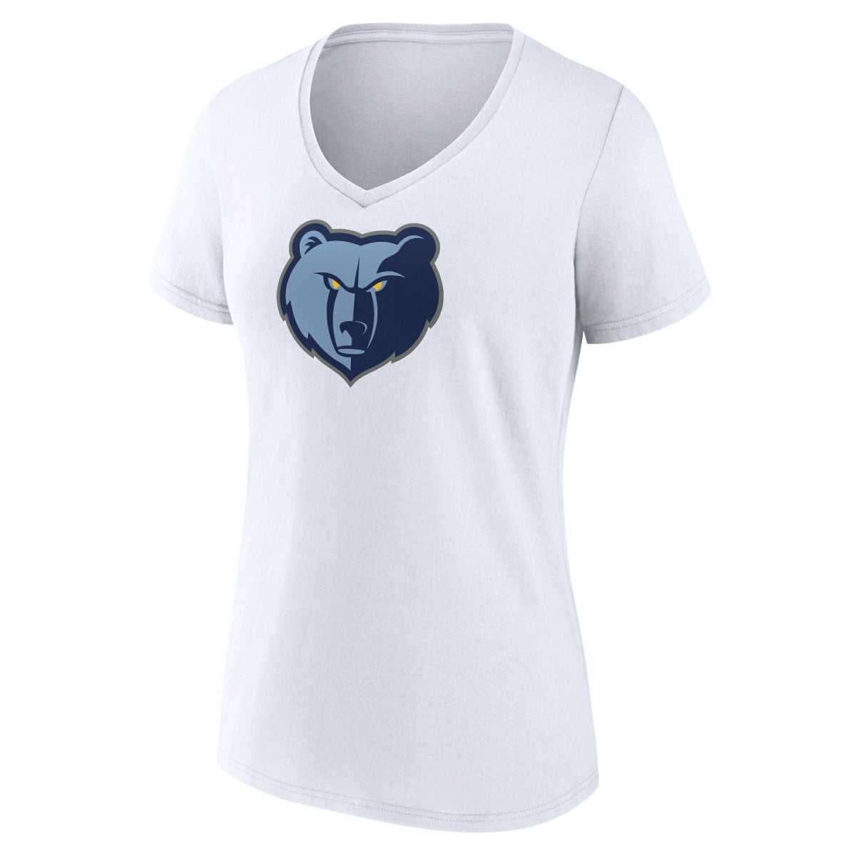 Memphis Grizzlies Women's Logo V-Neck T-Shirt - White outlet